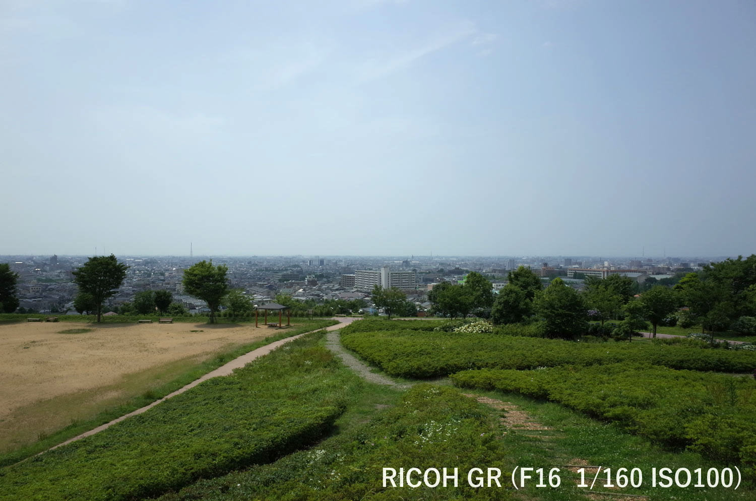 金沢市一望 大乗寺公園 RICOH GR