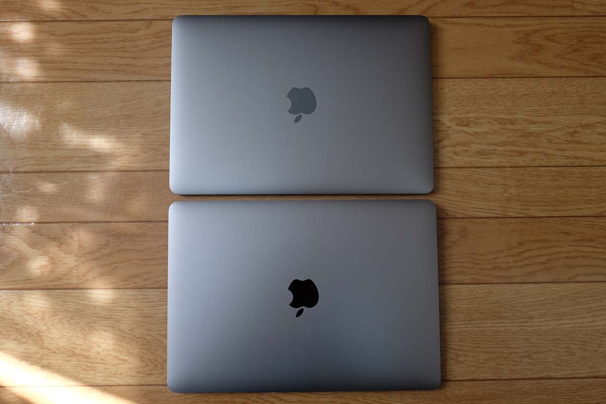 MacBook（2016）とMacBook（2015）天板のデザイン