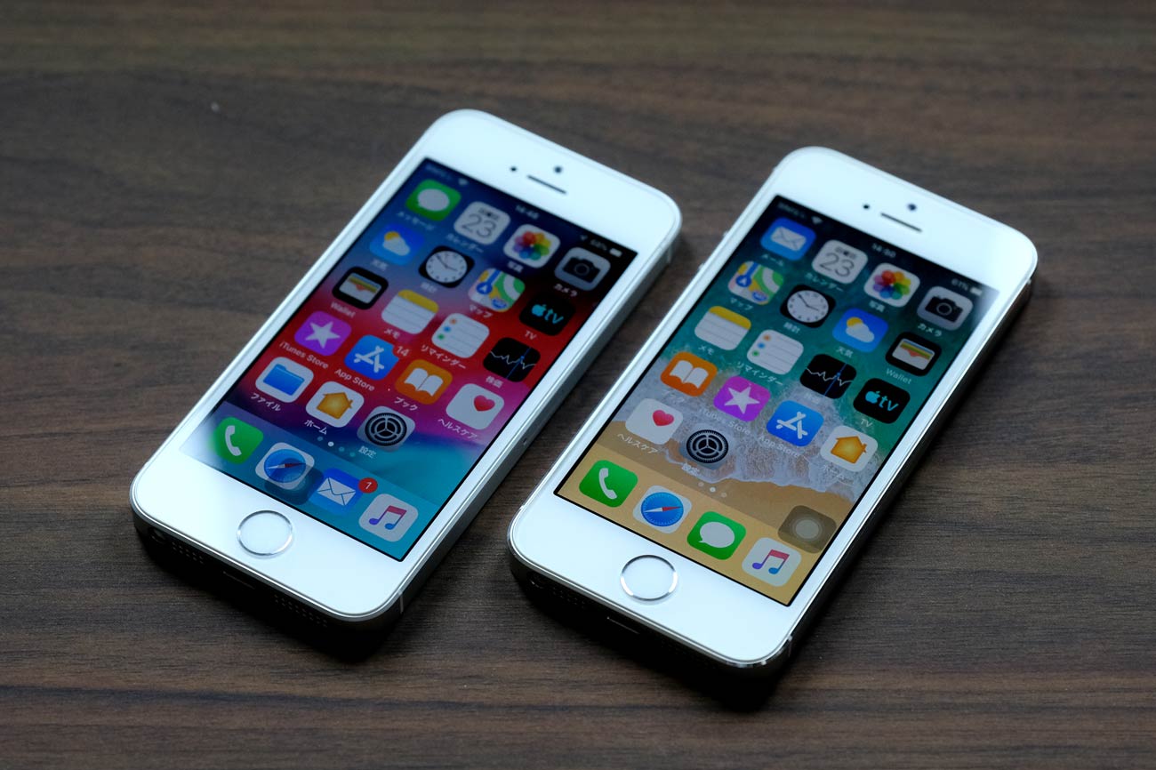 iPhone SEとiPhone 5s