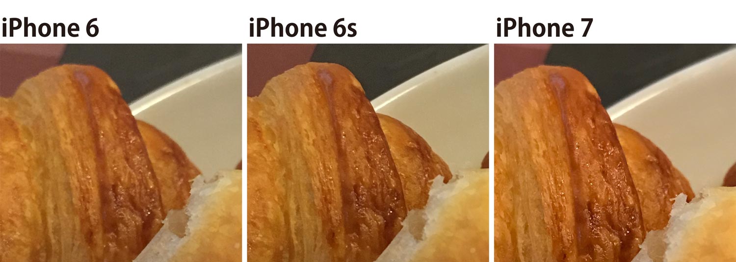 iPhone7 カメラの撮影比較 クロワッサン2