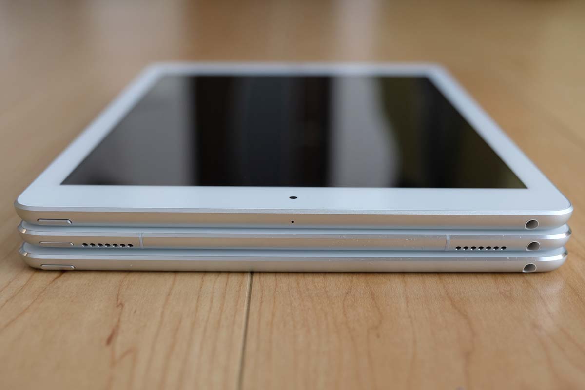 iPad（第5世代）、iPad Pro、iPad Air 2 比較3