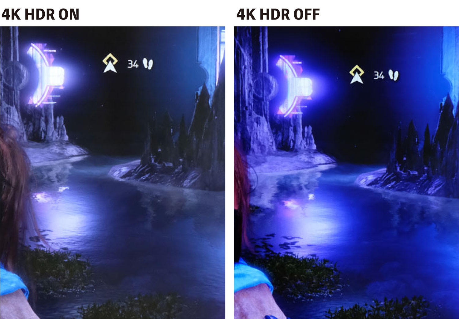 PS4 Pro 4K HDR 比較