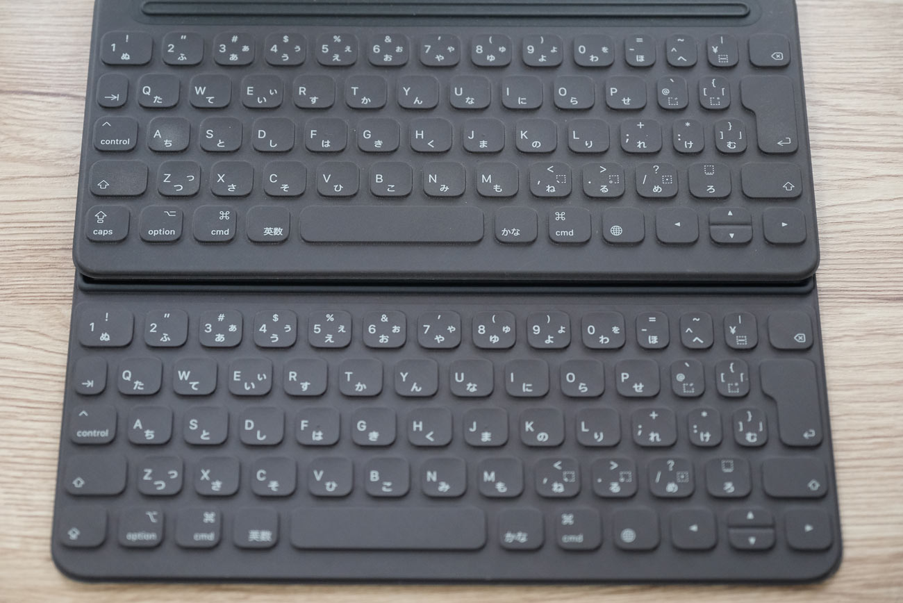 Smart Keyboard Folio キーピッチ