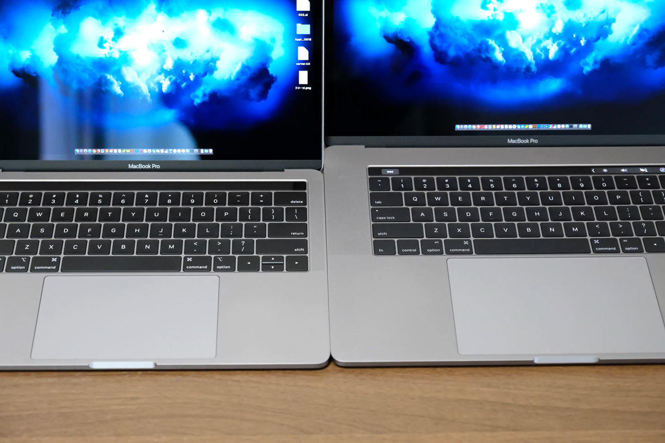 MacBook Pro 13インチと15インチの違い