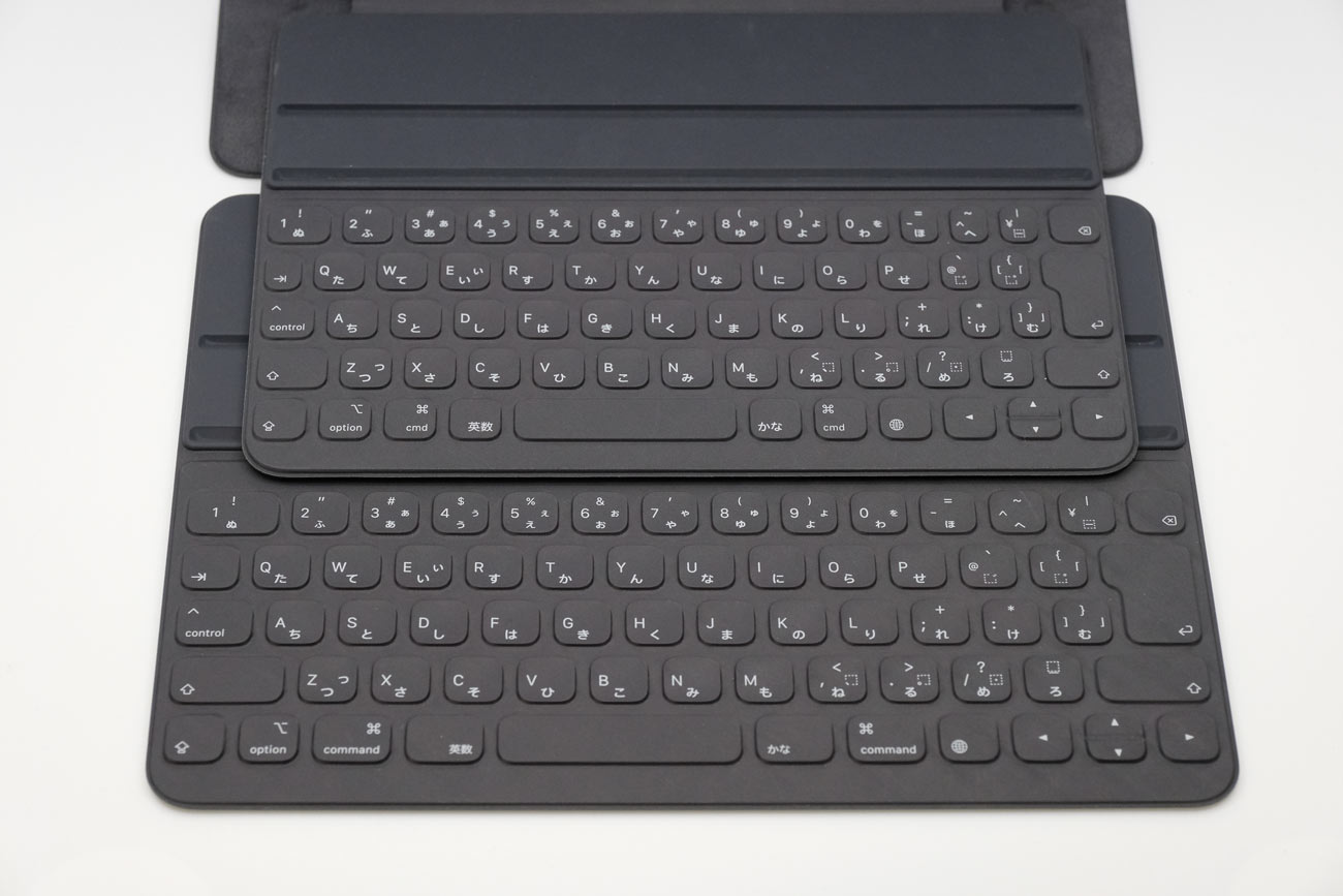 Smart Keyboard Folio 11インチと12.9の大きさの違い