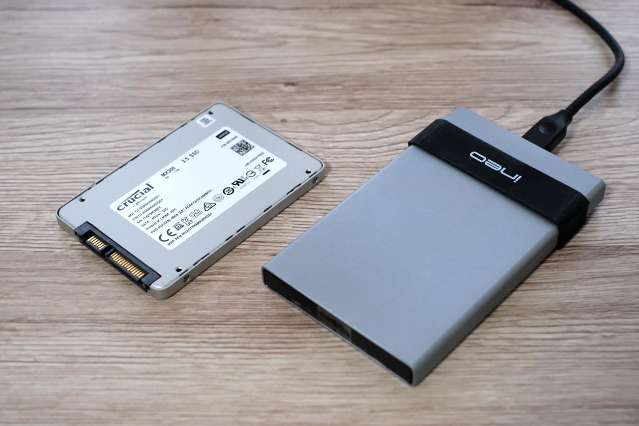 内蔵SSDと外付けSSD