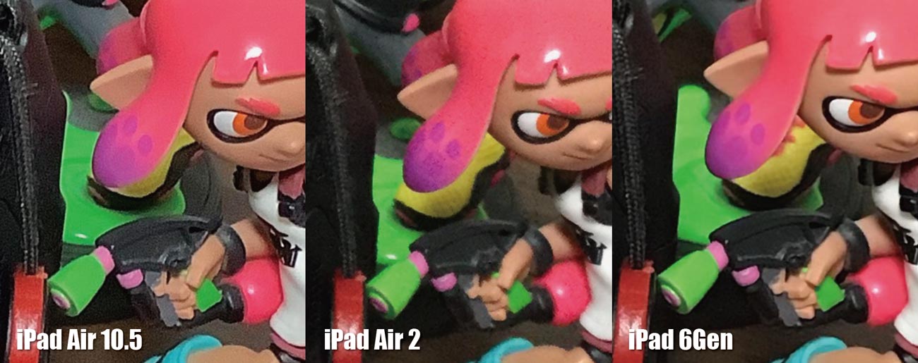iPad Air 3、iPad Air 2、iPad カメラの画質を比較（拡大1）