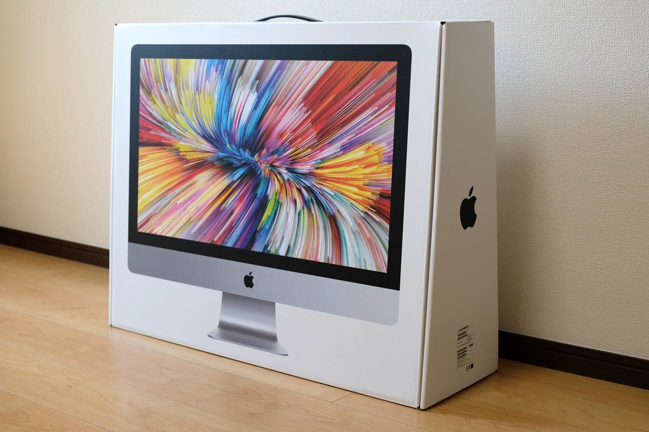 iMac 27インチ VESAマウントモデルのパッケージ