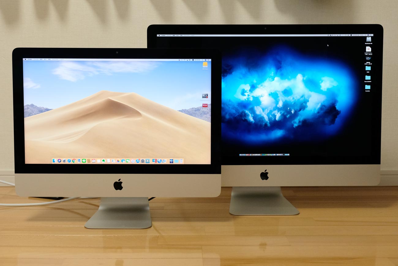 iMac 21.5インチとiMac 27インチ
