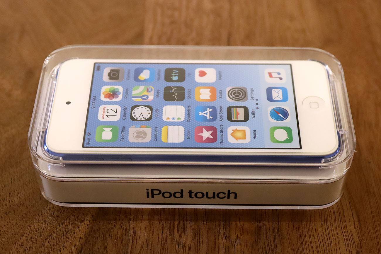 iPod touch（第7世代）のパッケージデザイン