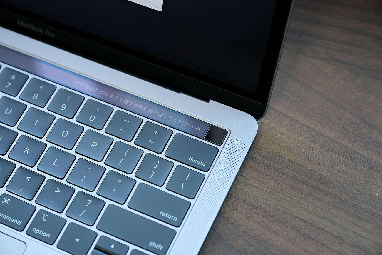 MacBook Pro（2019）のTouch ID