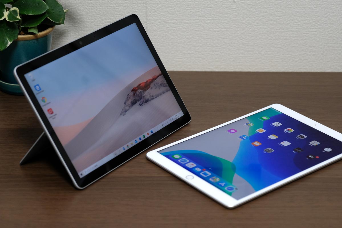 Surface Go 2とiPad Air 3