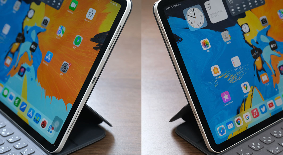 iPad Proは4スピーカーステレオ再生に対応