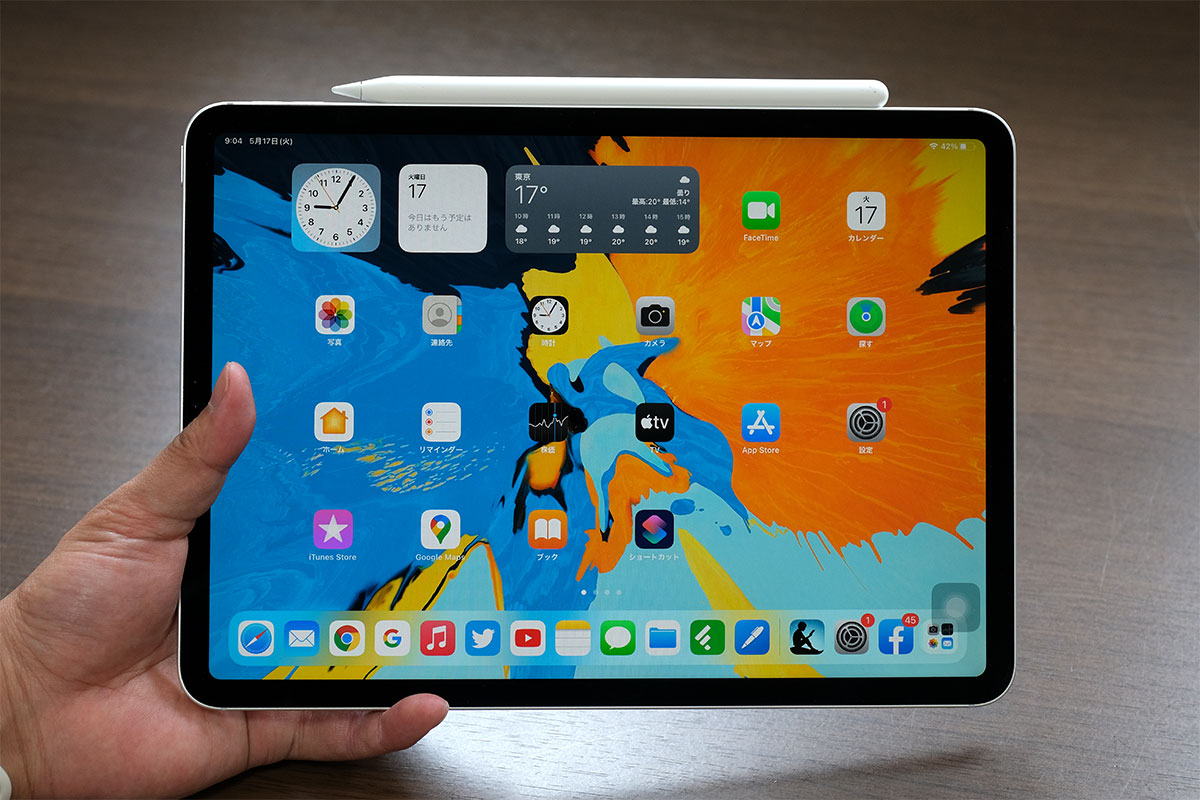 iPad Pro 11インチ（第1世代）正面デザイン