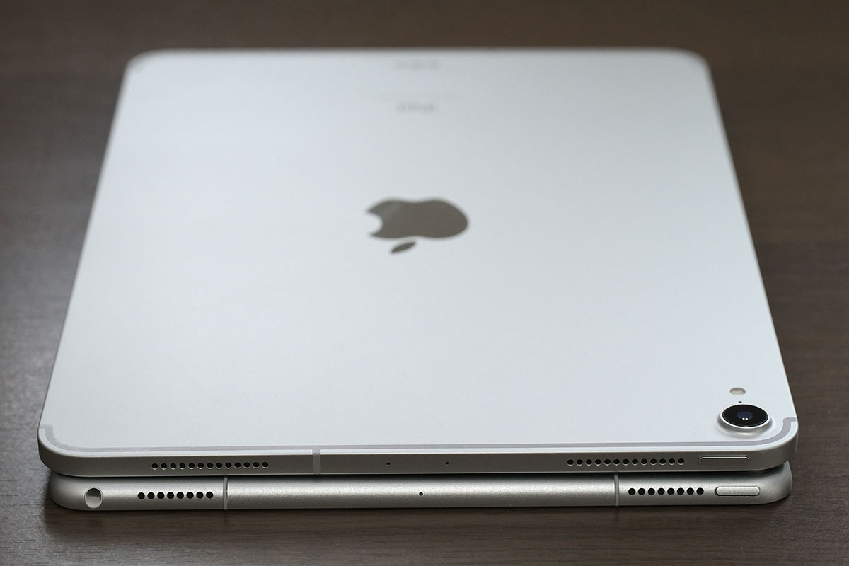 iPad Pro 11インチと10.5インチの本体上部