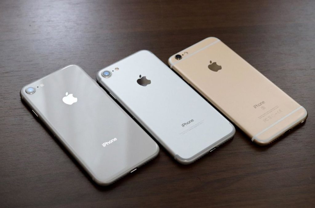 iPhone 8 7 6 筐体のデザインの違いを比較