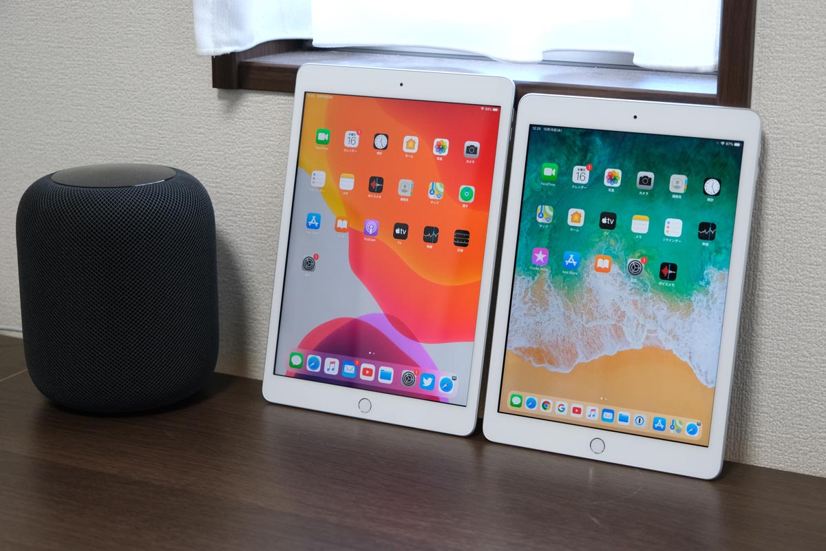 iPad 10.2インチ（第7世代）とiPad（第6世代）