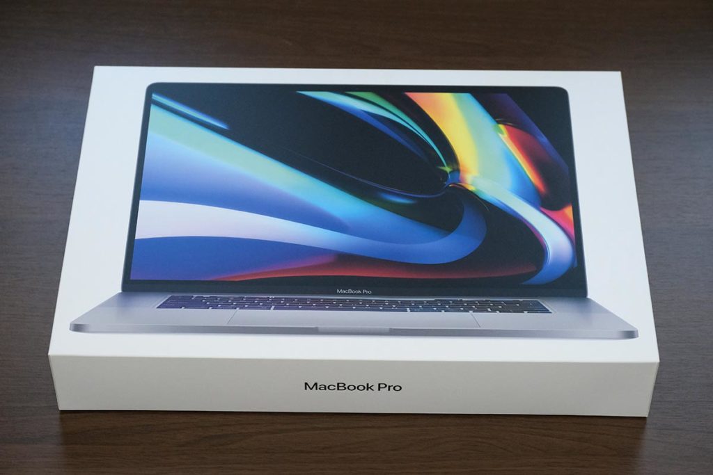 MacBook Pro 16インチ パッケージデザイン