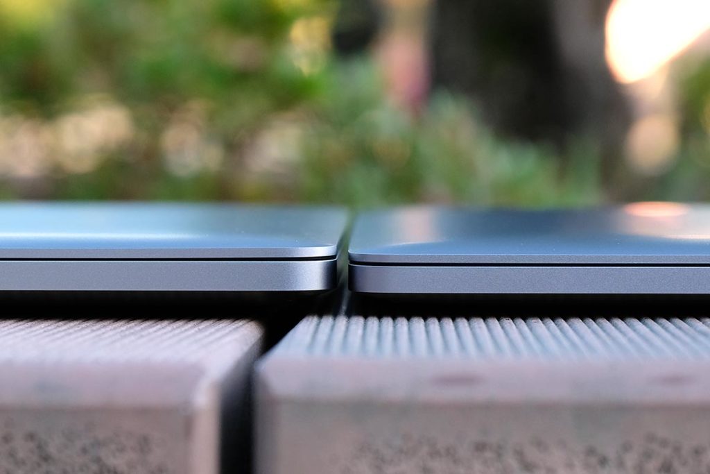 本体の厚みが増したMacBook Pro 16インチ