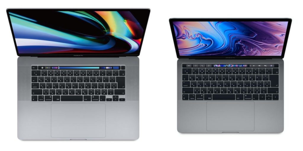 MacBook Pro 16インチ・13インチ