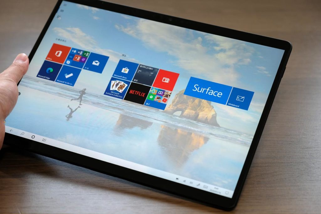 Surface Pro Xのタブレットモード