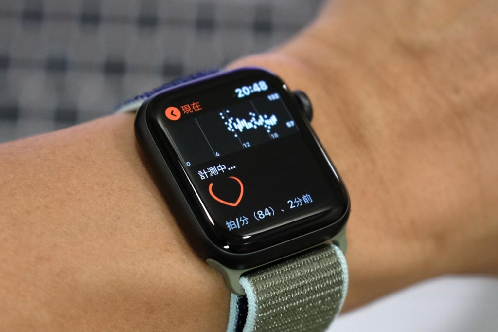 Apple Watchの心拍数計測