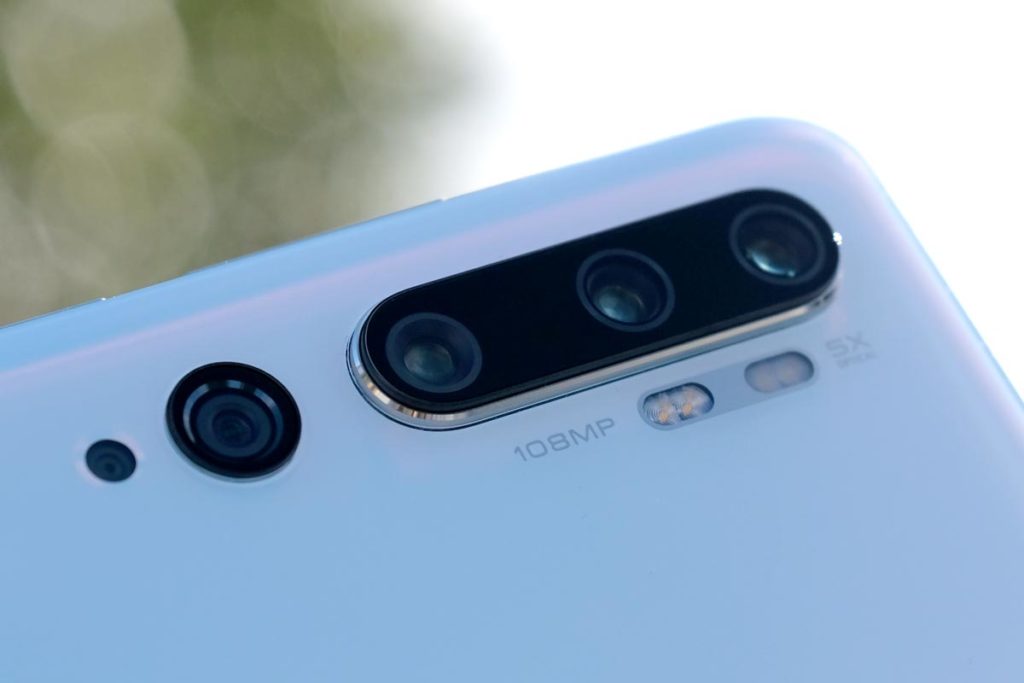 Xiaomi Mi Note 10 リアカメラ