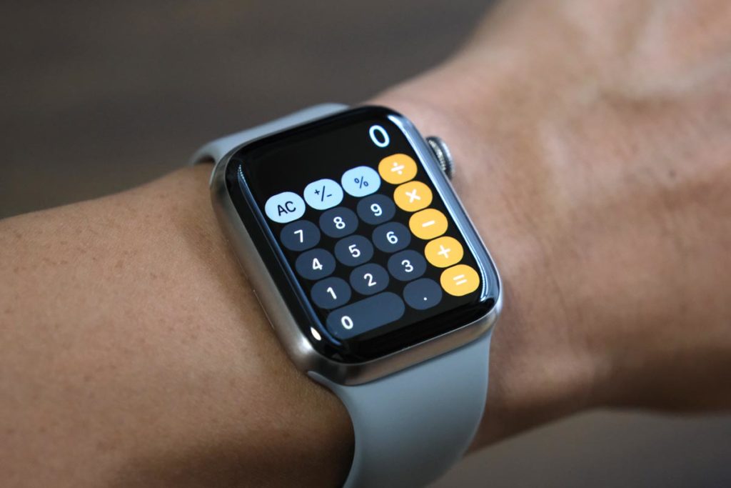 Apple Watchで電卓計算