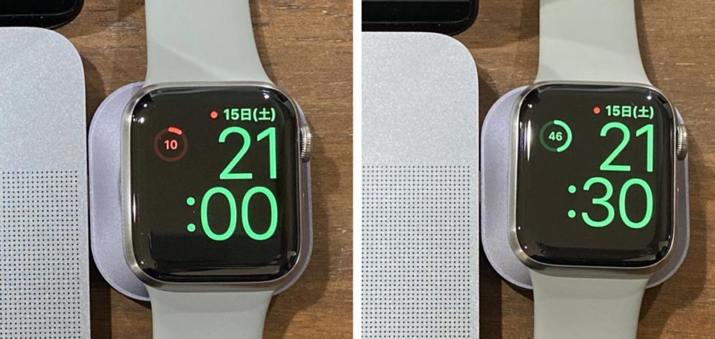 Apple Watchを30分充電