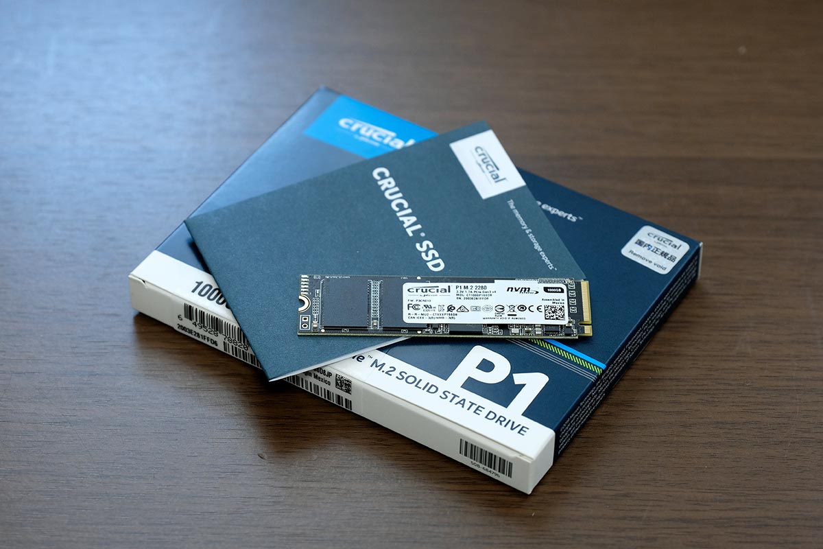 crucial NVMe M.2 SSD