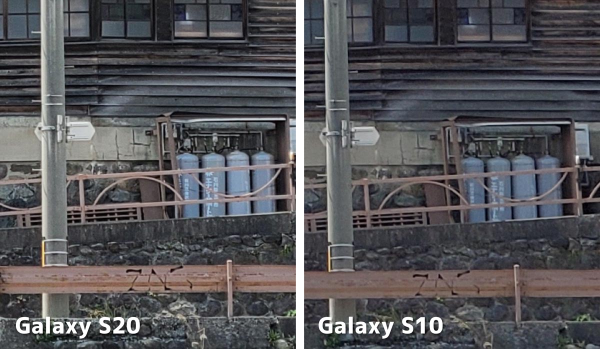 Galaxy S20 5G・S10 望遠2倍 比較