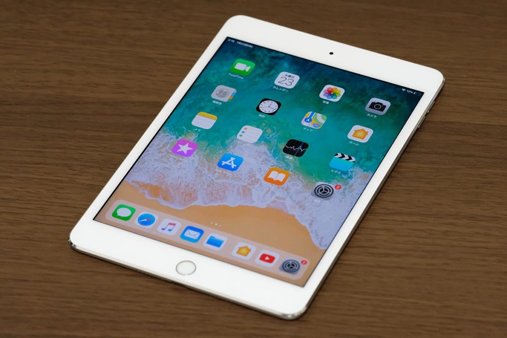iPad mini 4の正面デザイン