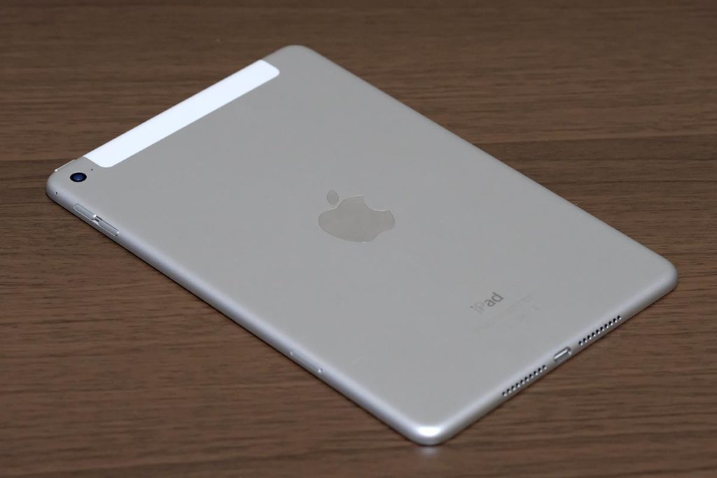 iPad mini 4の背面デザイン