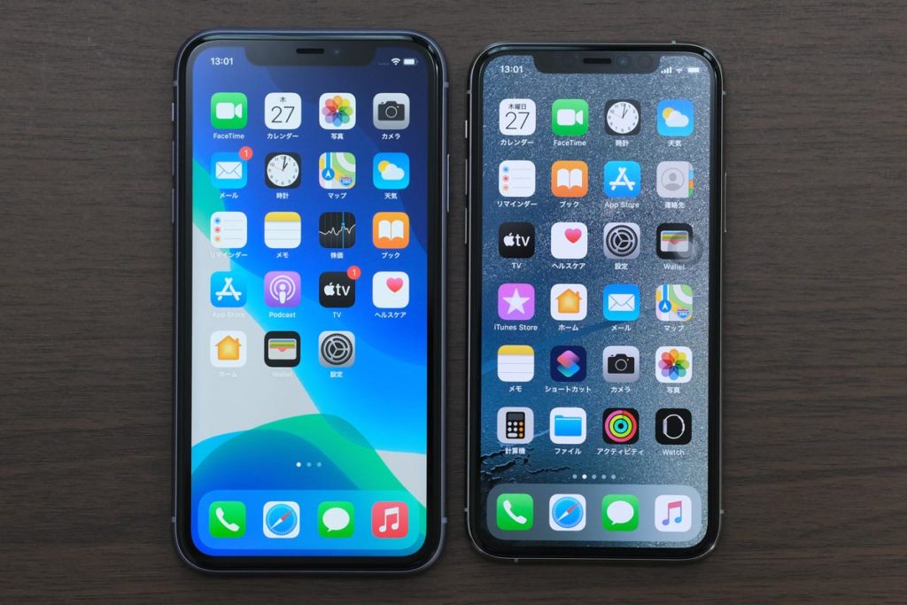 iPhone 11とiPhone 11 Proの画面サイズの違い