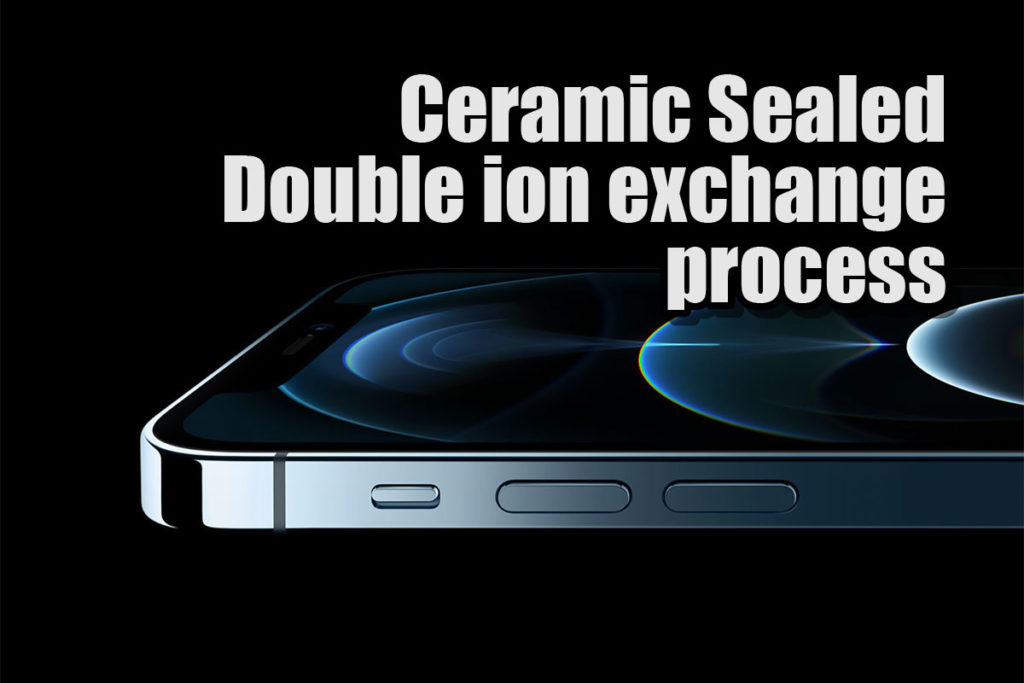 iPhone 12 セラミックシールドガラスと二重イオン交換プロセス