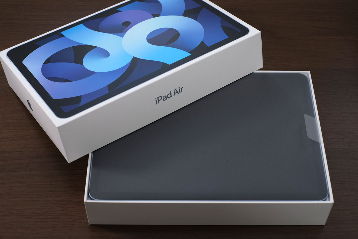 iPad Air4のパッケージデザイン