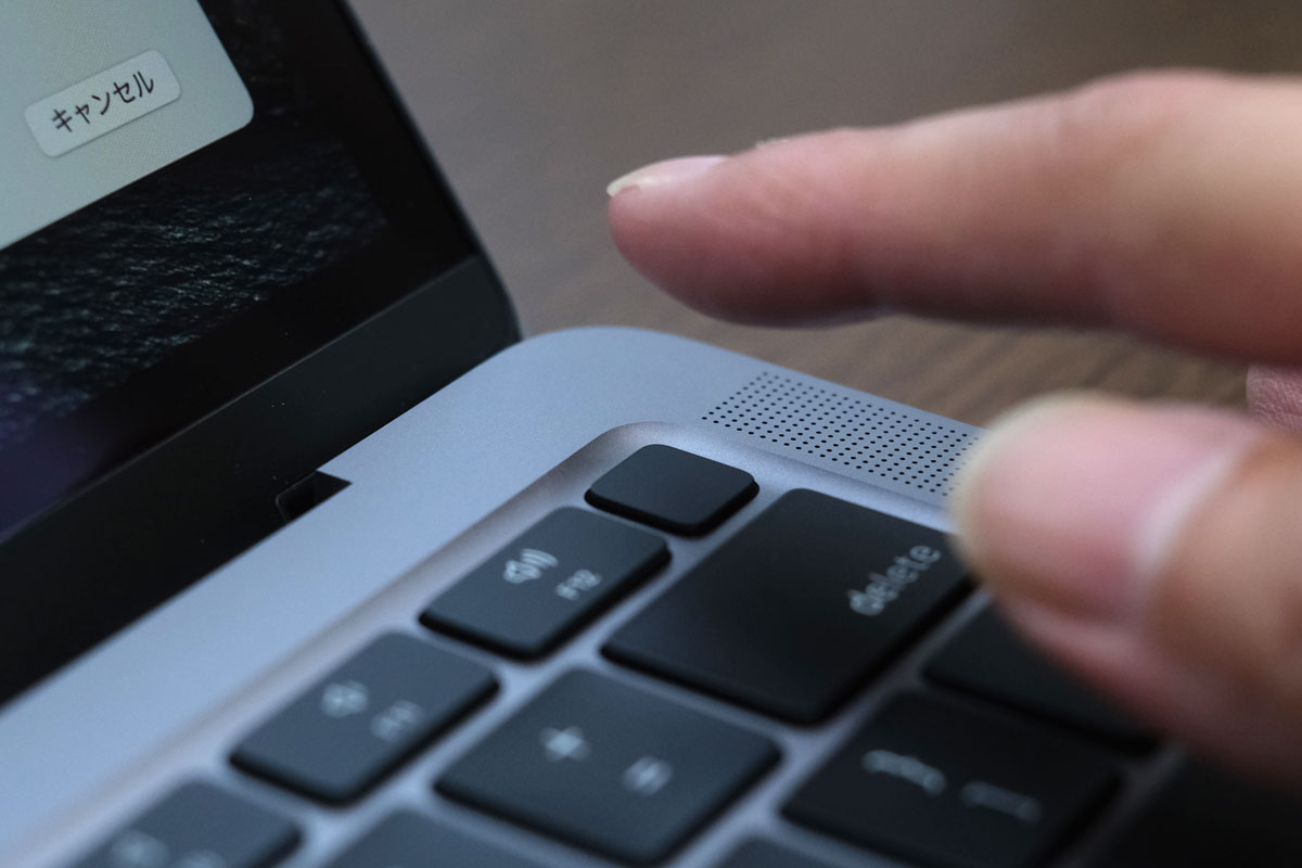 MacBook Air（M1）Touch IDを搭載している