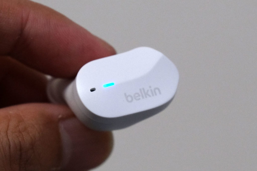 Belkin SOUNDFORM 完全ワイヤレスイヤホン ペアリングモード