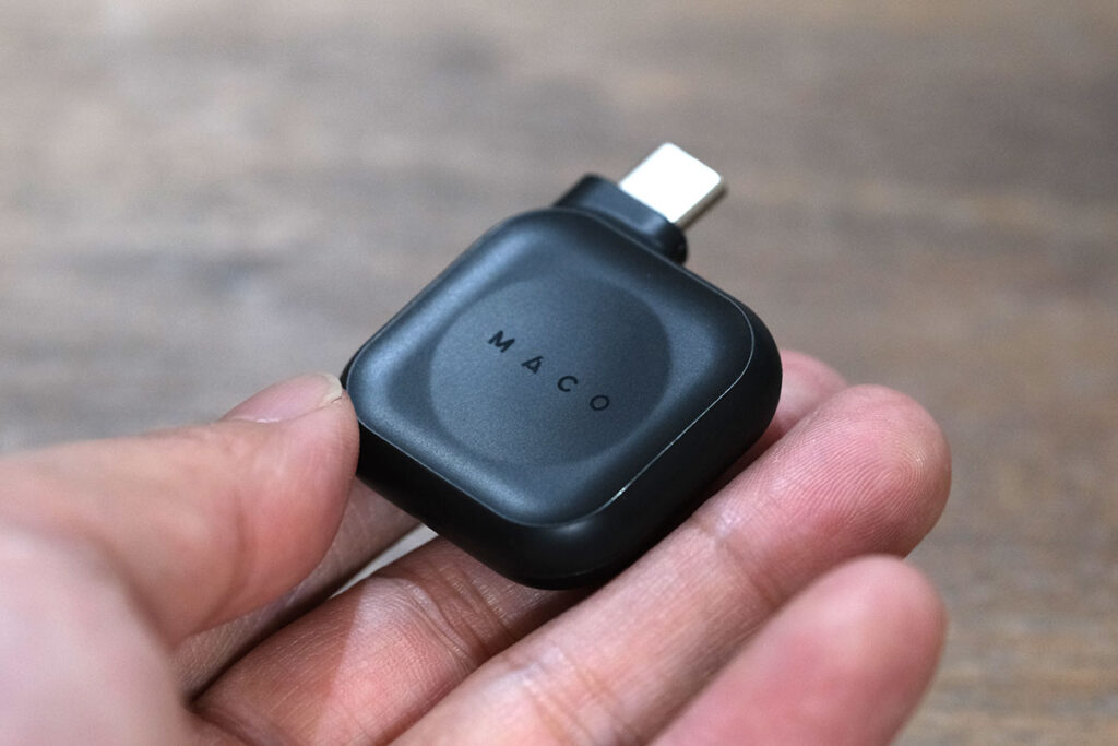 Maco Go Apple Watch充電器のサイズ