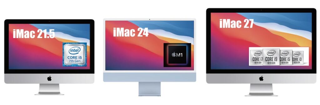 iMac 21.5 vs 24 vs 27