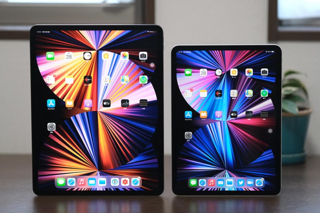 iPad Pro 12.9インチと11インチの本体サイズの違い