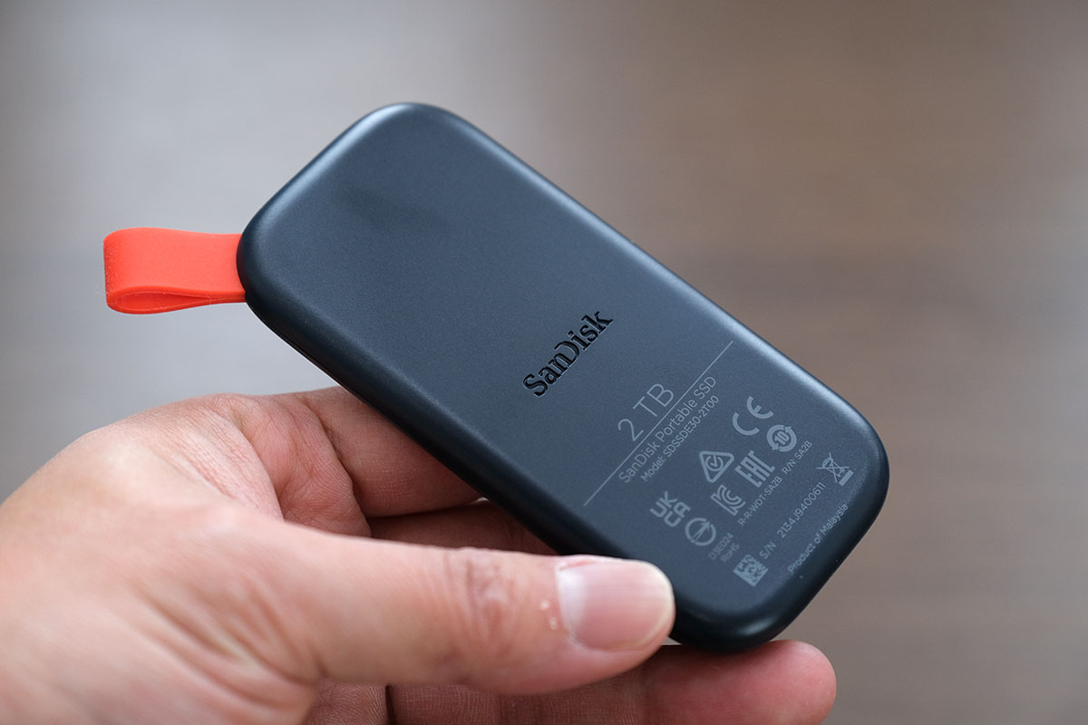 SanDisk Portable SSD E30 裏側