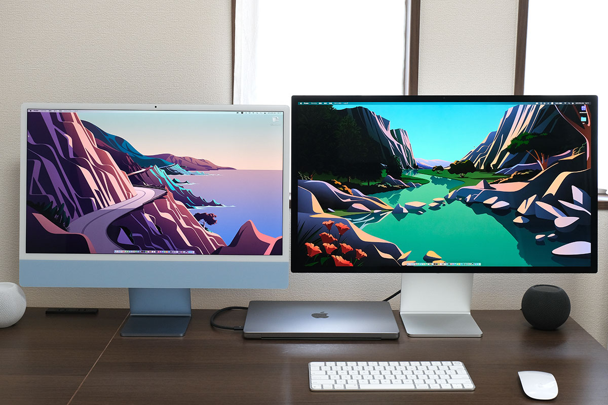 iMac 24インチとStudio Display