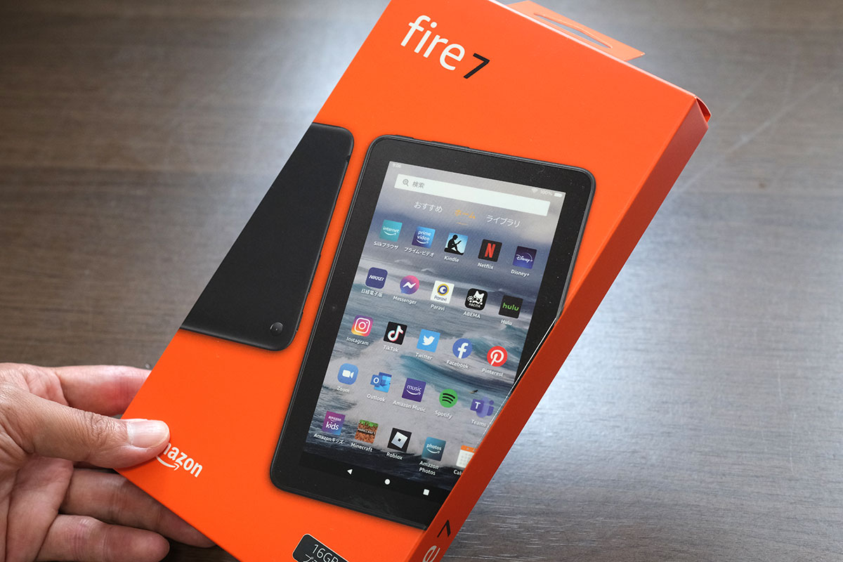 Fire 7（2022・第12世代）パッケージデザイン