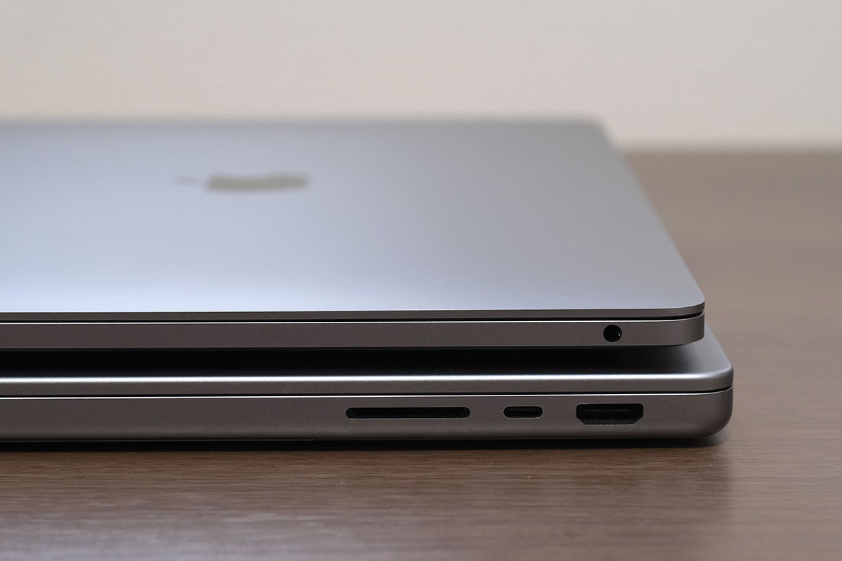 MacBook Pro 13インチと14インチのデザイン
