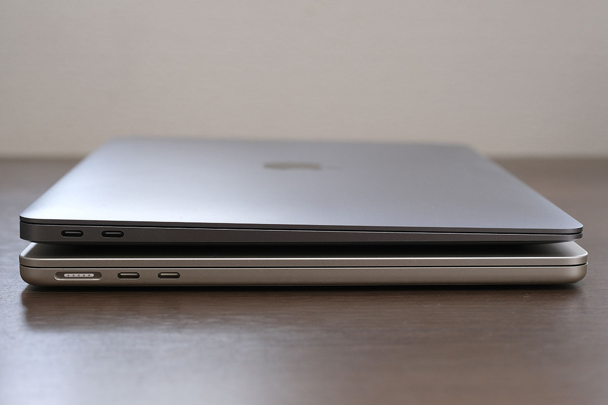 MacBook Air（M1）と（M2）