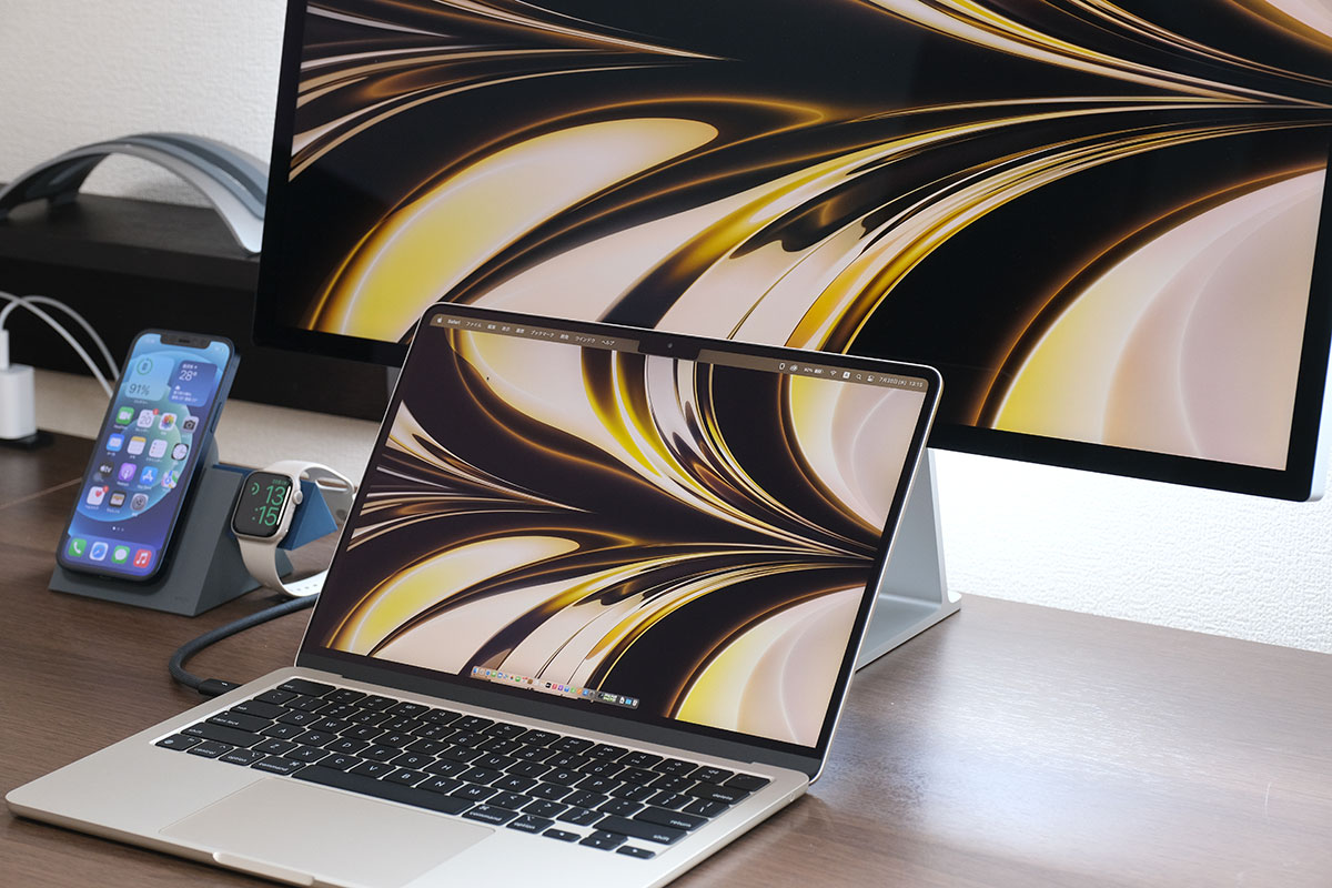 MacBook Air（M2）とStudio Display