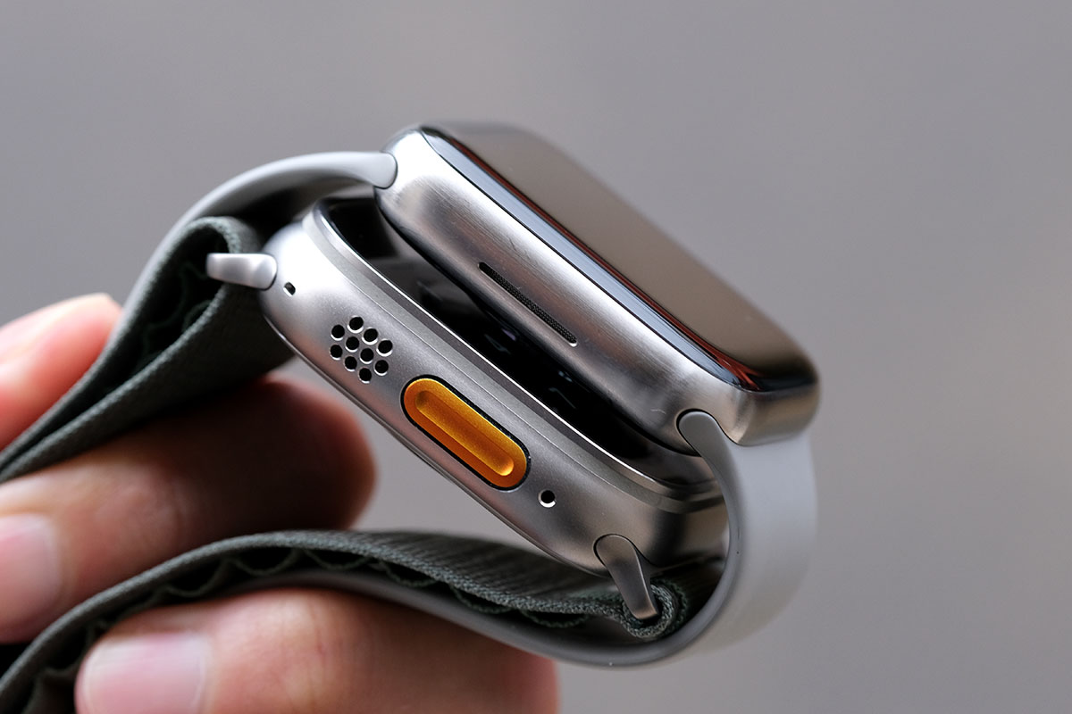 Apple Watch Ultra・Edition サイド部分比較