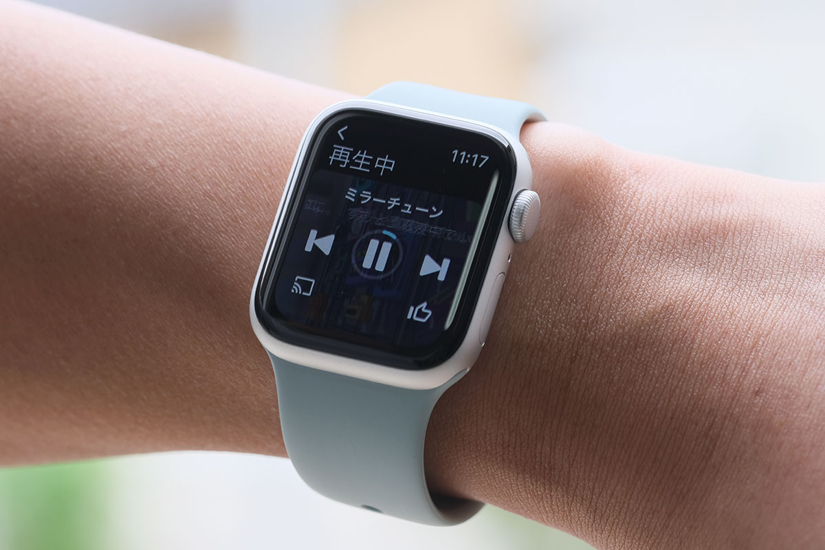 Apple Watch SE2で音楽操作