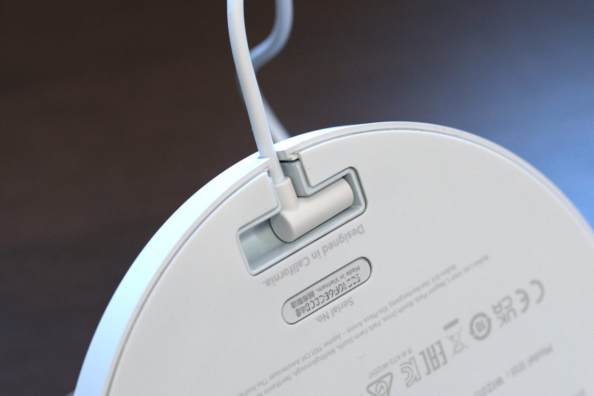 Belkin BOOST↑CHARGE PRO MagSafe 3-in-1 Wireless Charger 15W 電源コネクタ